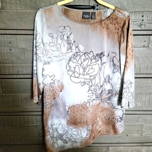 PRETTY TOP BY TRAVELERS COLECTION CHICO'S